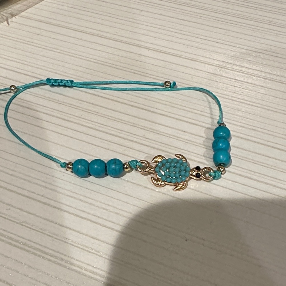 Turquoise Turtle Bracelet